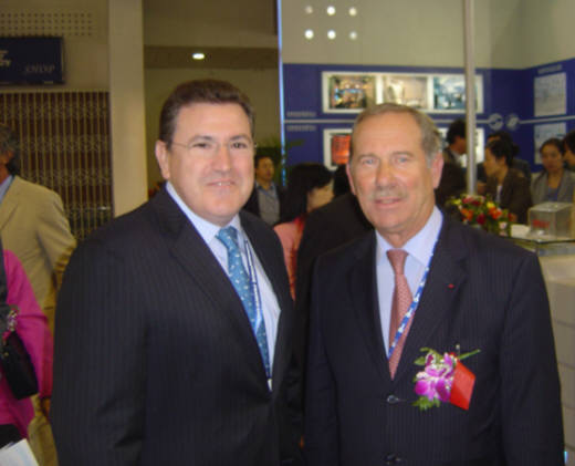 Rencontre entre Jean-Marc CHARRITTO et Charles EDELSTENNE PDG du Groupe DASSAULT AVIATION