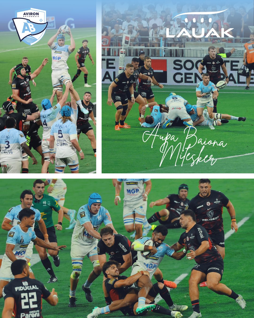 Un immense bravo à toute l'équipe de l'Aviron Bayonnais