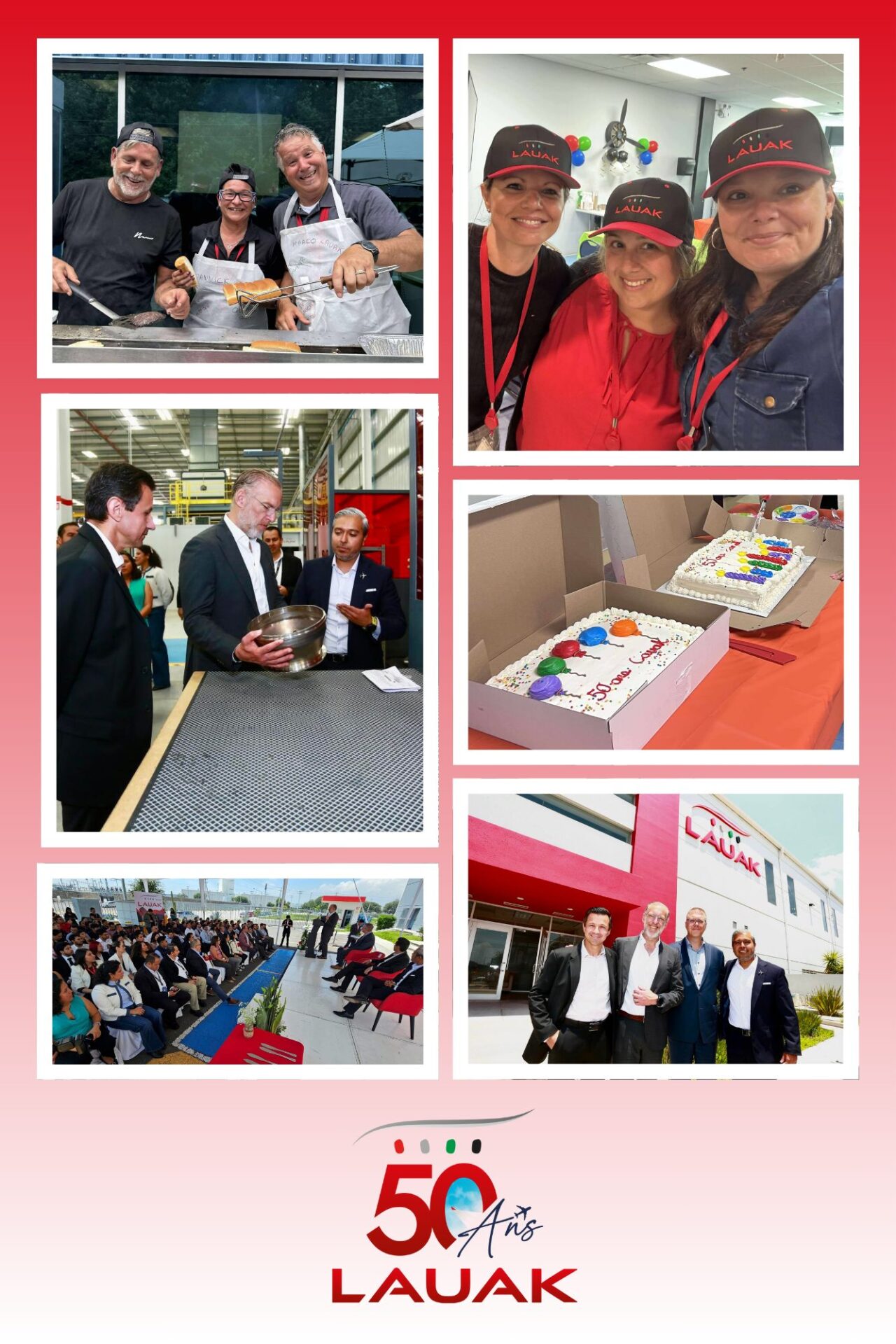 Le Groupe LAUAK célèbre ses 50ans au Canada et au Mexique